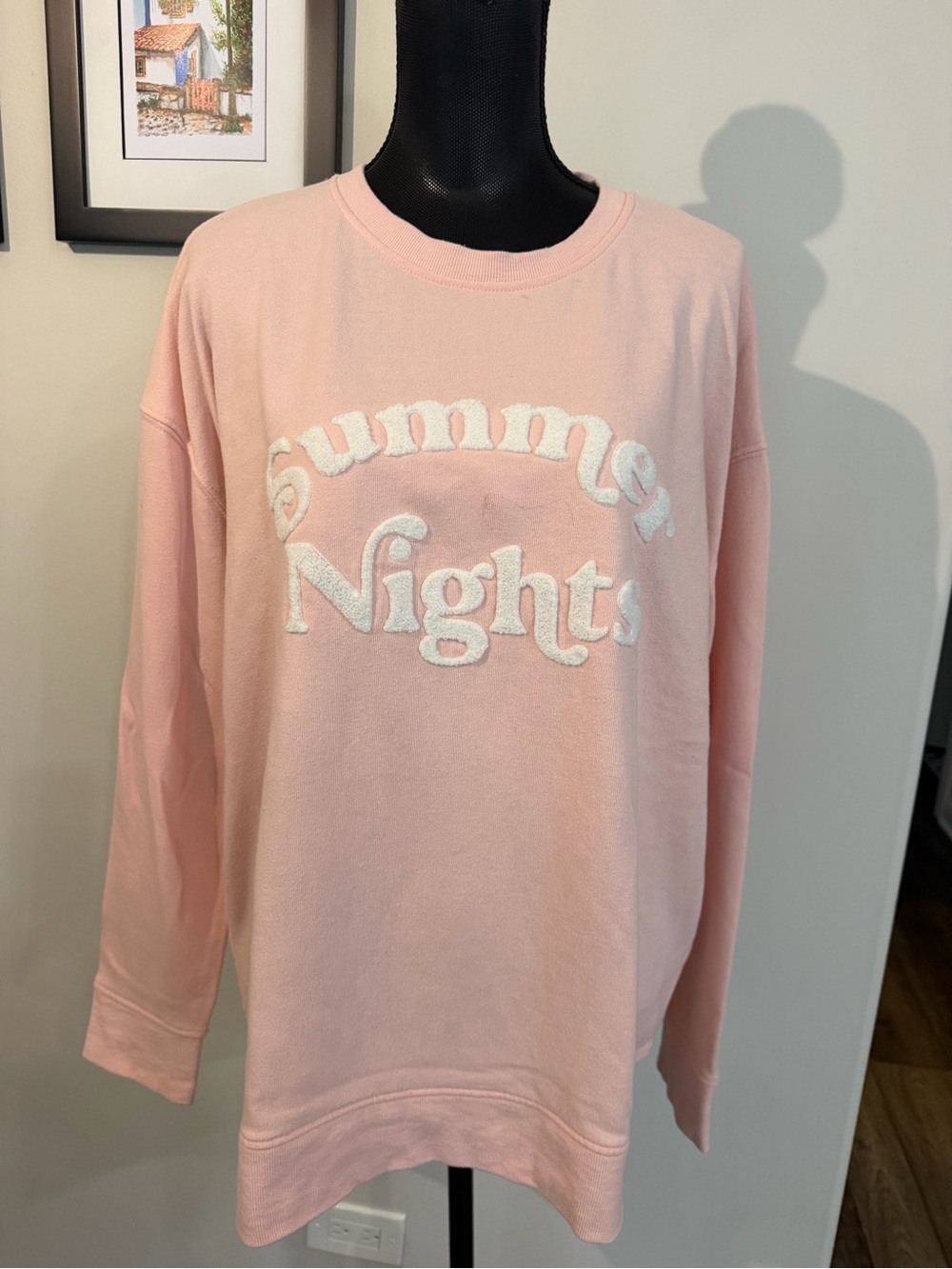 Shiraleah Women’s Pink 'Summer Nights' Sweatshirt XL